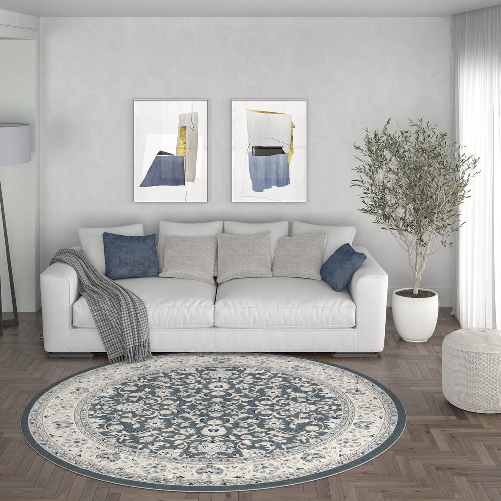 Carrington Traditional Border Indoor Area Rug