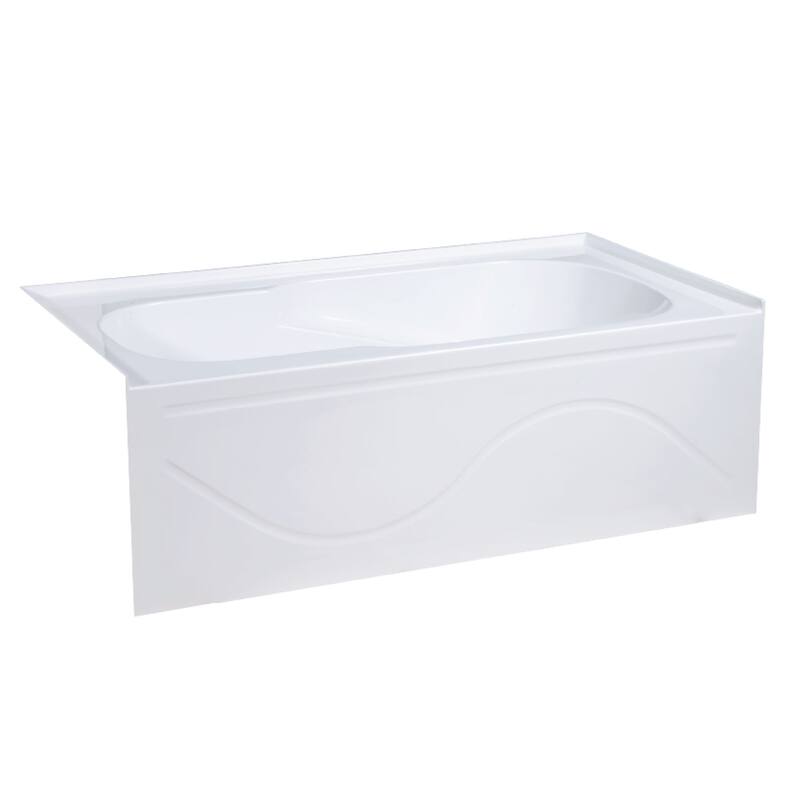 Swiss Madison Alcove Soaking Tub with Apron Skirt 60/30 Right Hand - 60x30 Right
