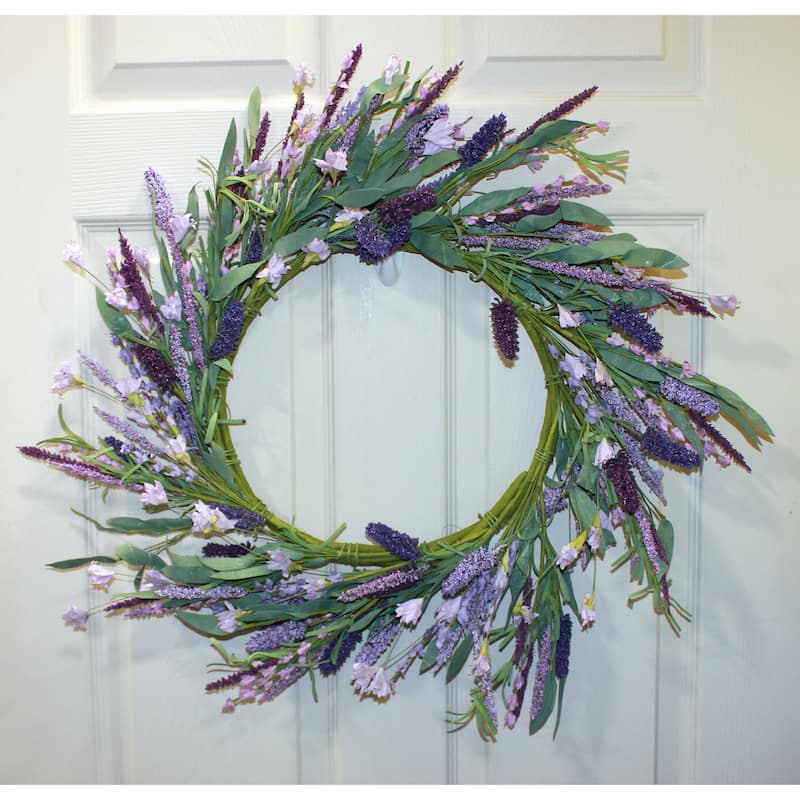 22" Lavender Wreath