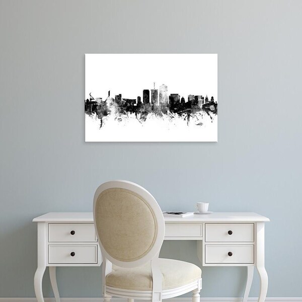Easy Art Prints Michael Tompsett's 'Tucson Arizona Skyline' Premium Canvas Art