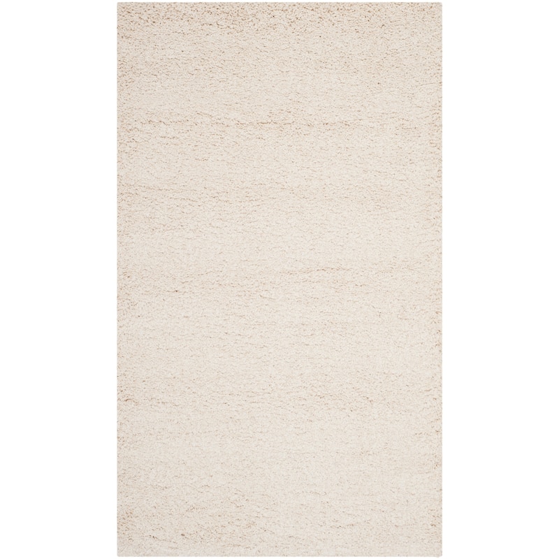 SAFAVIEH, Milan Shag Afton 2-inch Thick Area Rug - 4' x 6' - Ivory