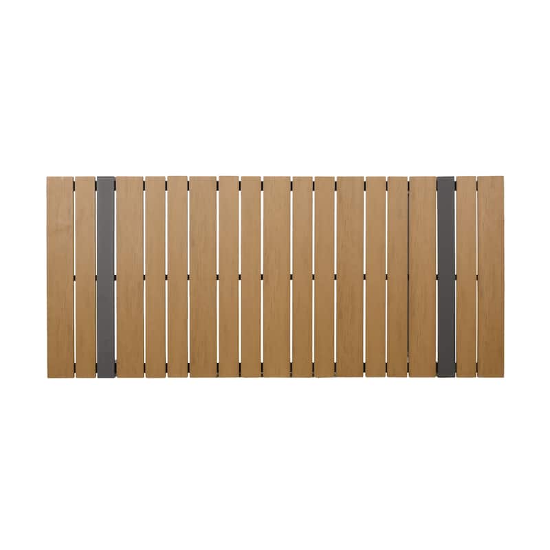 Cibola Outdoor Aluminum Dining Table by Christopher Knight Home - 62.75" W x 27.50" D x 30.00" H
