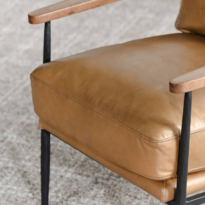 Classic Home Arnold Leather Club Chair