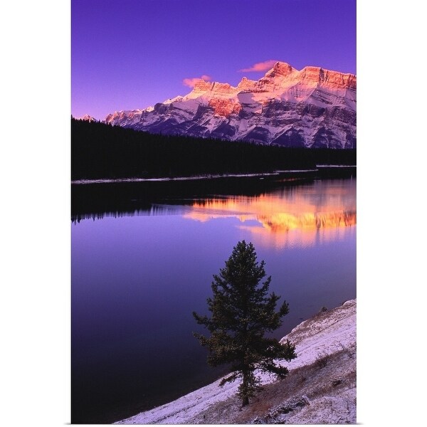 Shop Sunset Over Two Jack Lake Mount Rundle Banff National