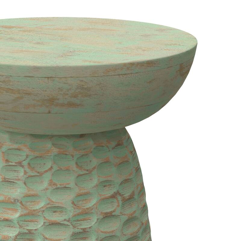 WYNDENHALL Willis 13" Wide Solid Wood Contemporary Accent Table & Fully Assembled - 12.6" D x 12.6" W x 17.7" H