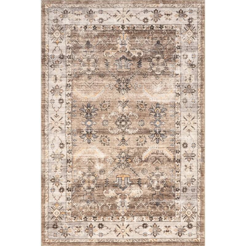 Nuloom Tansy Traditional Vintage Machine Washable Area Rug
