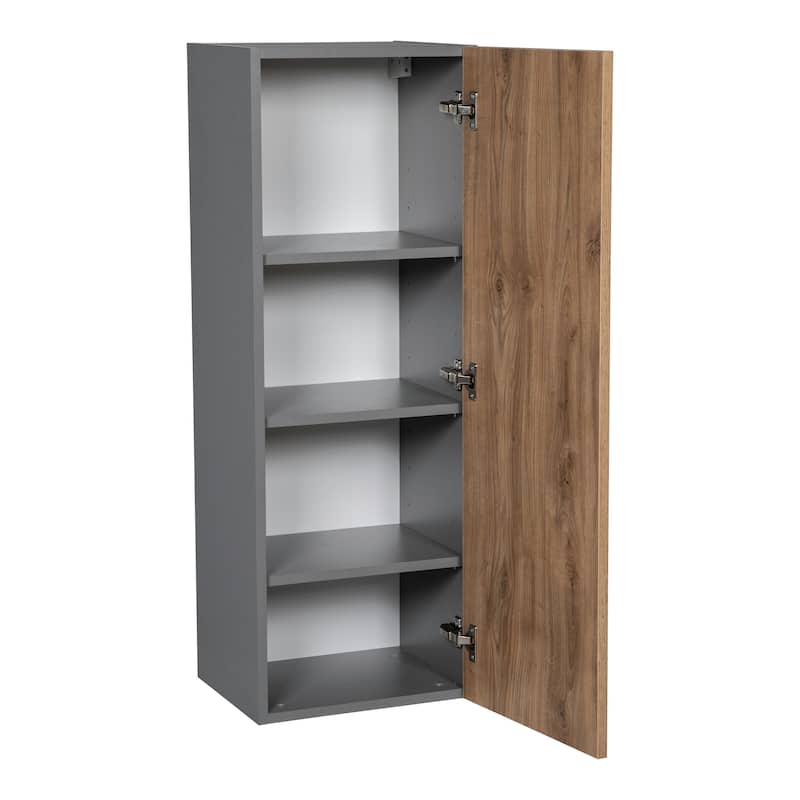 24" x 42" Wall Cabinet-Single Door-Grey - 24 x 42 x 12
