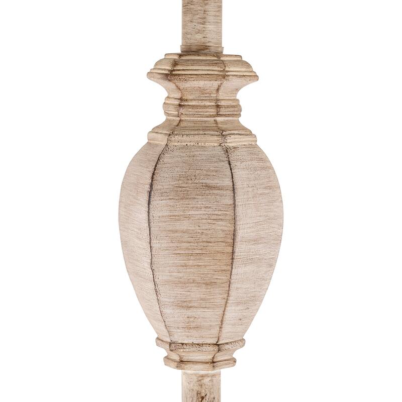 Edith Distressed Traditional Table Lamp - 59"H x 15"W x 15"D