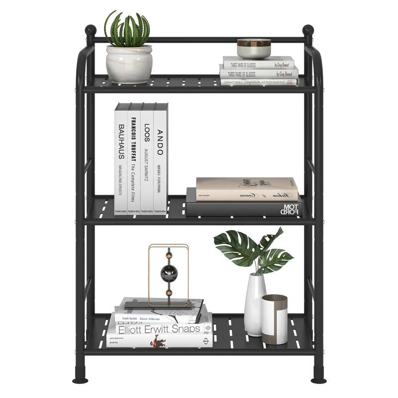 3 Tier Bathroom Storage Open Shelf Unit - 21.8"D x 11.02"W x 31.1"H