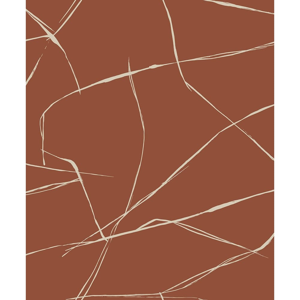 Seabrook Designs Astratto Geometric Non-Woven Unpasted Wallpaper