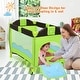 preview thumbnail 4 of 10, Green Baby Crib Playpen Playard Pack Travel Infant Bassinet Bed