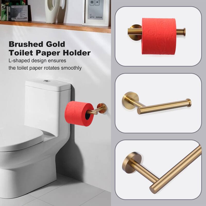 WOWOW 3-Piece Bath Hardware Set with Mounting Hardware