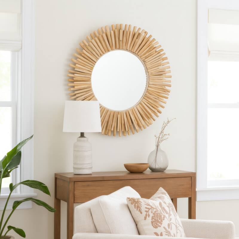 Varaluz Drifter Wall Mirror - Natural Driftwood