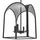 preview thumbnail 14 of 16, Hunter 15" Dukestown 4-Light Lantern Pendant - Kitchen Island, Dining Room, Entry - Contemporary, Industrial, Transitional