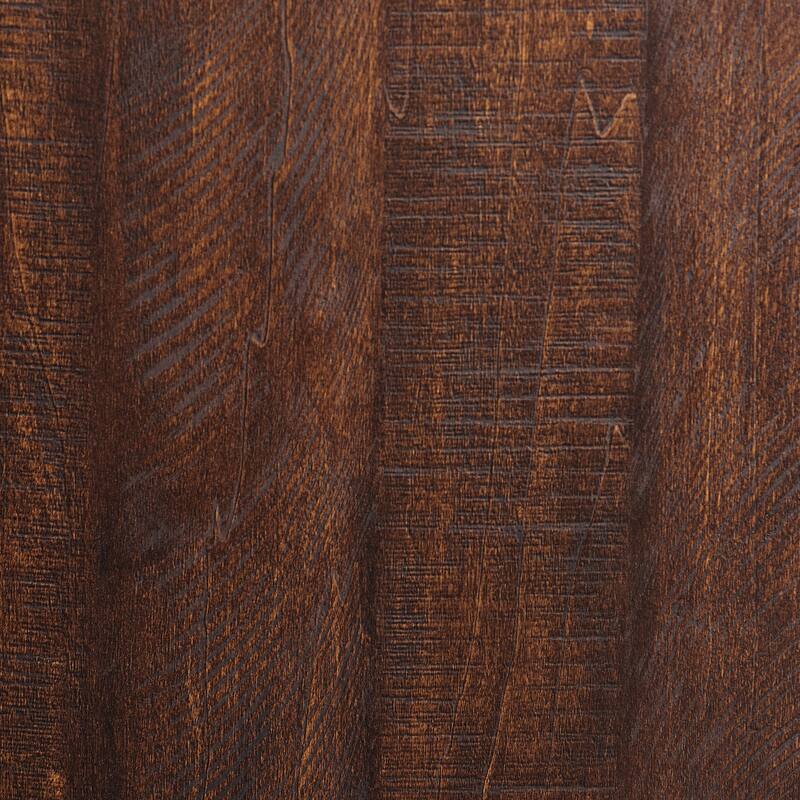 Country-Style TV Stand, for TVs Up 65'', With Drawer Doors and Open Shelving, for The Living Room, Espresso