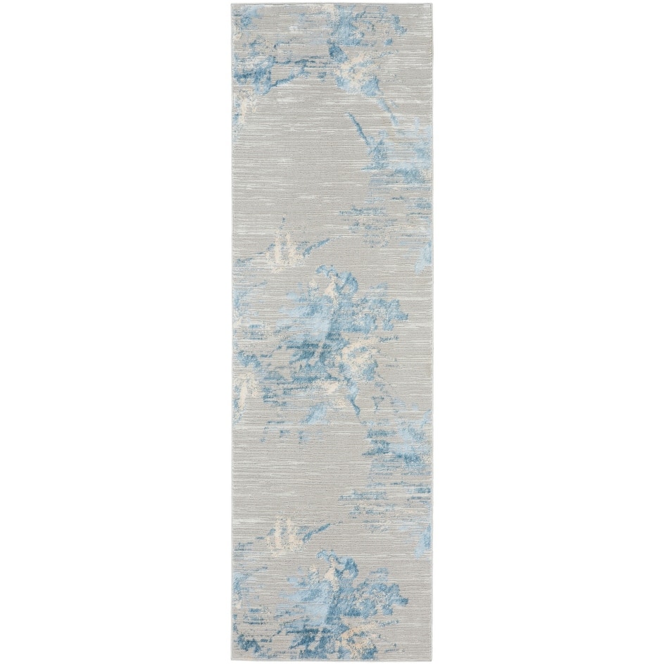 Calvin Klein Enchanting Botanical Floral Abstract Area Rug