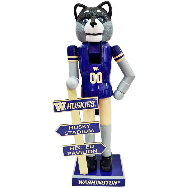 NCAA 12" University of Washington Mascot Nutcracker