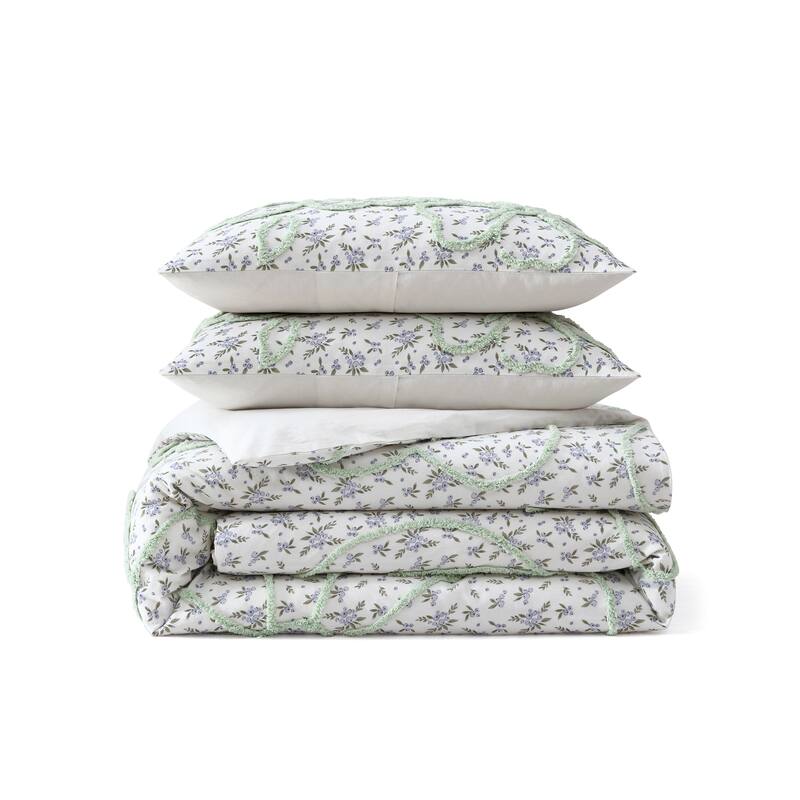 Peri Home Blueberry Chenille Comforter Set