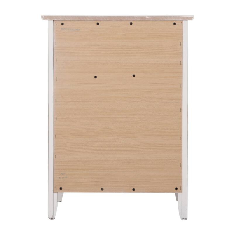 Izzy 1-drawer and Cabinet Wooden Nightstand