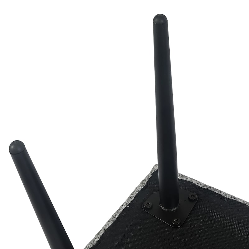 Adeco Modern End of Bed Bench Tufted Ottoman