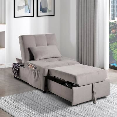 Daria 4-in-1 Convertible Futon Lounge Chair