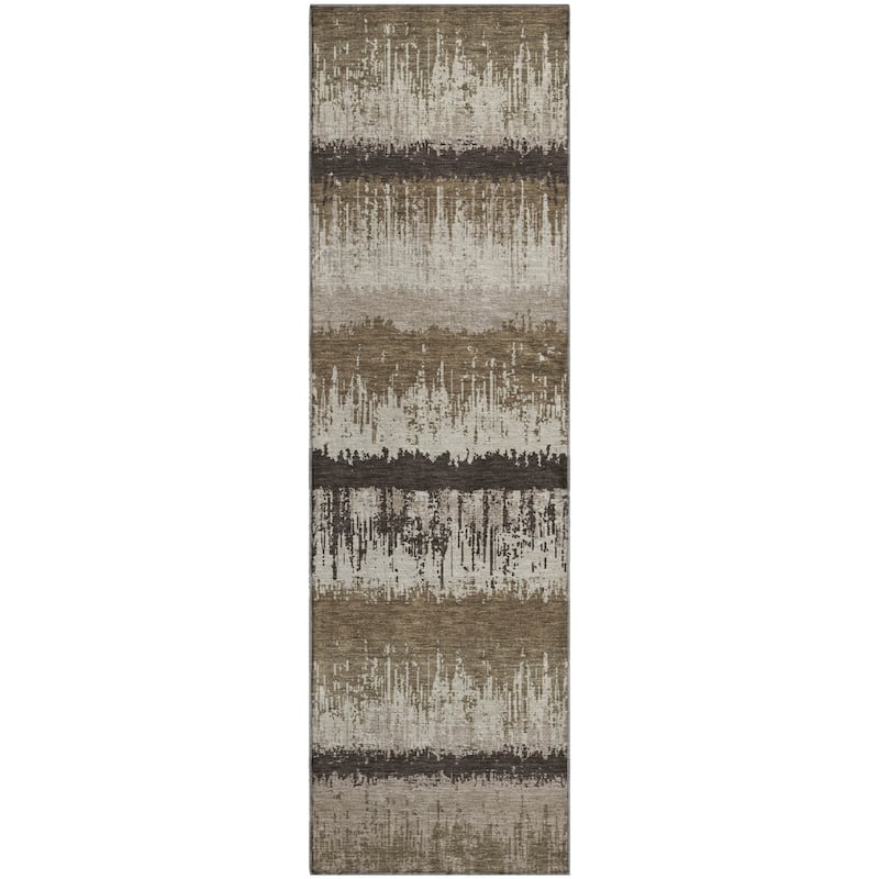 Premium Washable Super Soft Modern Ombre Stripe Mayfield Rug
