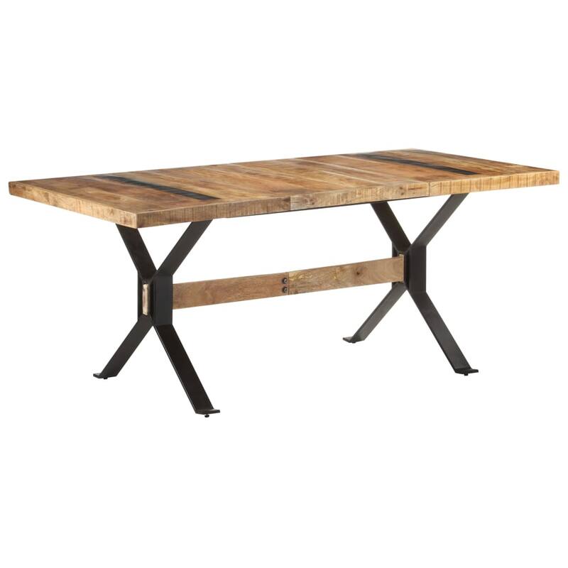 vidaXL Dining Table Wooden Dinner Bistro Table for Dining Room Kitchen Office