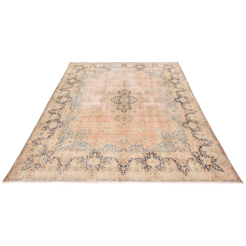 ECARPETGALLERY Hand-knotted Antalya Vintage Copper Wool Rug - 9'11 x 13'3