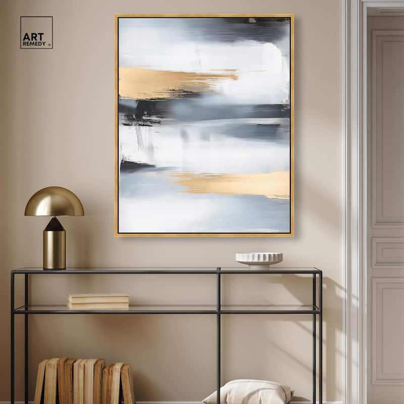 Visual Gold Vortex II Canvas by Art Remedy
