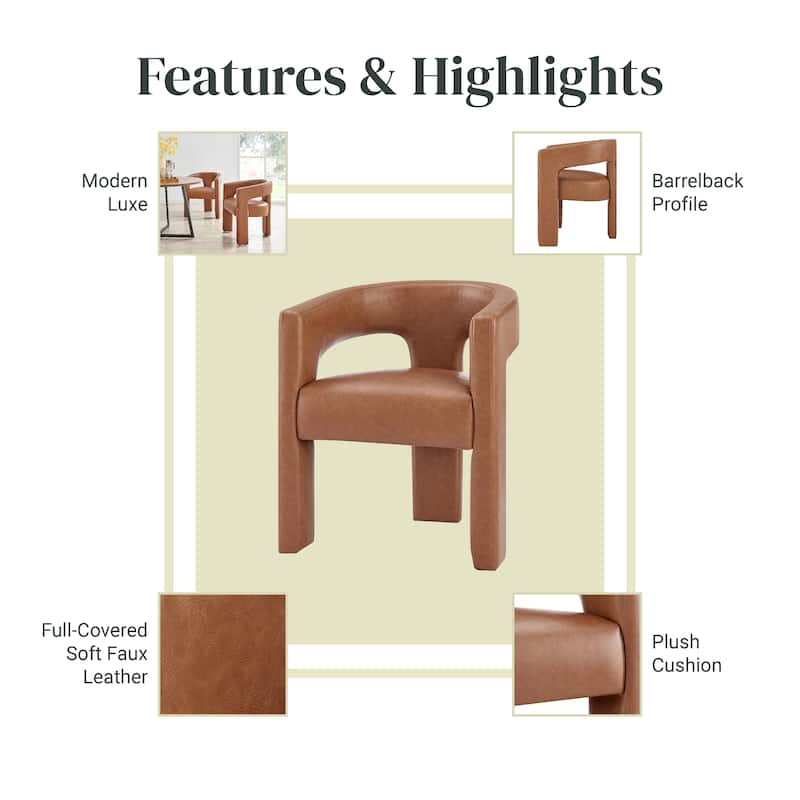 NPD Furniture Sherlyn Dining Side Arm Chair