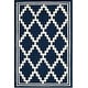 preview thumbnail 6 of 35, SAFAVIEH Handmade Chatham Nadine Modern Wool Rug 3' x 5' - Navy/Ivory - Rectangle
