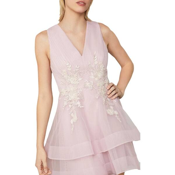 Bcbgmaxazria Womens Embroidered Tulle Cocktail Dress Overstock 31830405 Free delivery and returns on ebay plus items for plus members. bcbgmaxazria womens embroidered tulle