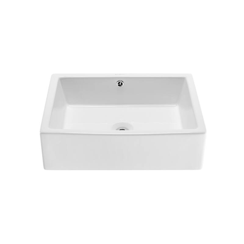 Swiss Madison Voltaire 17" Square Ceramic Vessel Sink