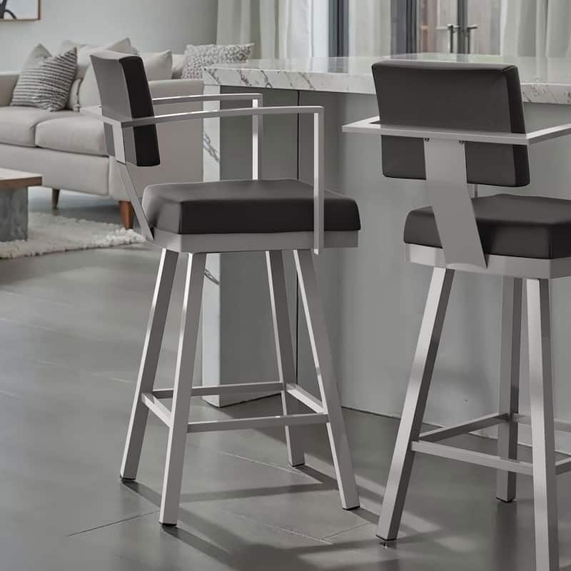 Amisco Akers Swivel Bar Stool