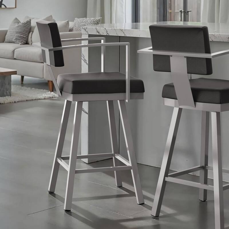 Amisco Akers Swivel Counter Stool