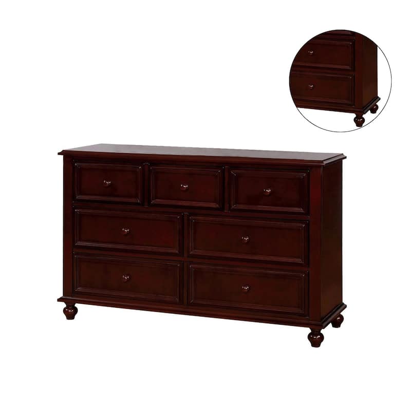 7 Drawers Wooden Dresser
