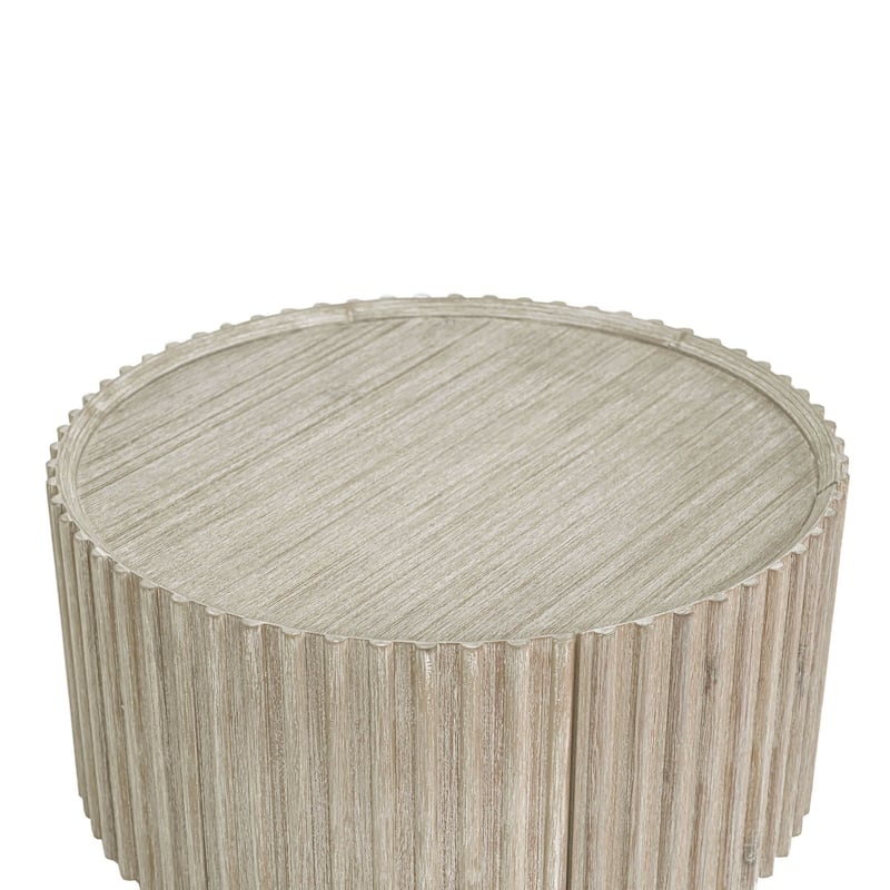 Willow Acacia Round Coffee Table
