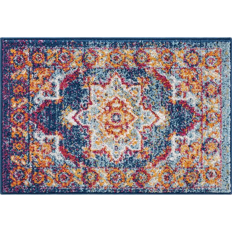 Gematria French Country Medallion Indoor Area Rug
