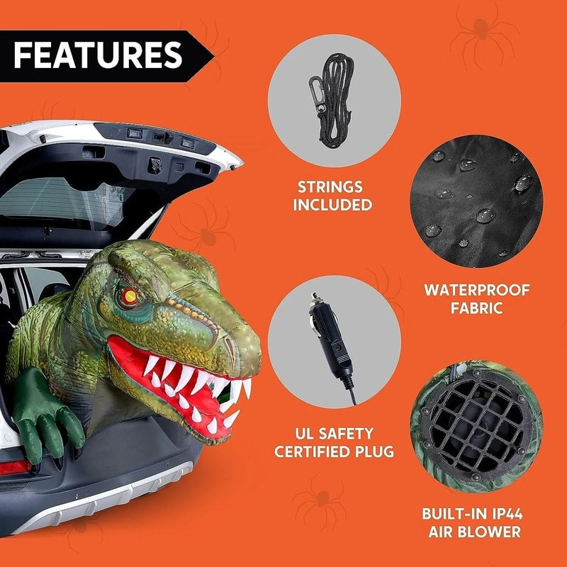 3.6 ft Halloween Inflatable Dinosaur