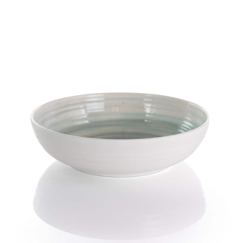 Elama Potters Wheel 12 pc Lightweight Melamine Dinnerware Set