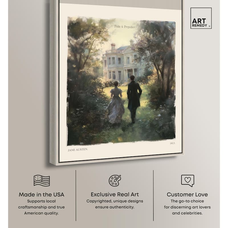 Pride and Prejudice Scene Canvas by Art Remedy