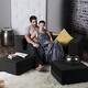 preview thumbnail 94 of 114, Jaxx Zipline Convertible Queen-size Sleeper Loveseat and Ottoman Set