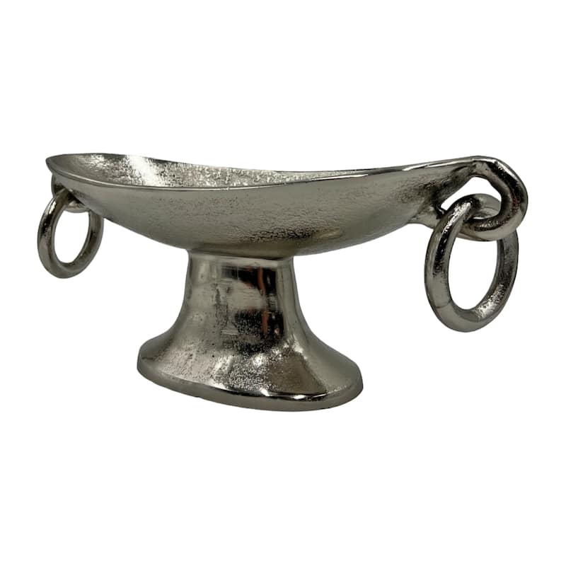 Decorative Handmade Aluminum Modern Pedestal Bowl