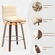 preview thumbnail 22 of 198, 26"/29" Faux Leather Swivel Bar/Counter Stools, Set of 2/3