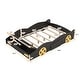 preview thumbnail 4 of 16, Full Size Race Car-Shaped Platform Kids Bed Frame with Wheels and Storage for Bedroom, No Box Spring Required, Black+Yellow