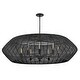 preview thumbnail 8 of 8, Hinkley Lighting 40386 Luca 8 Light 60" Wide Lisa McDennon Drum