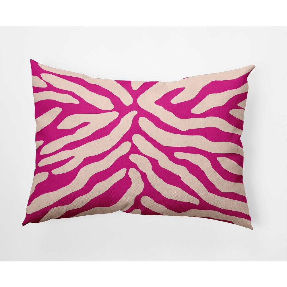 Animal Stripe Indoor/Outdoor Throw Pillow