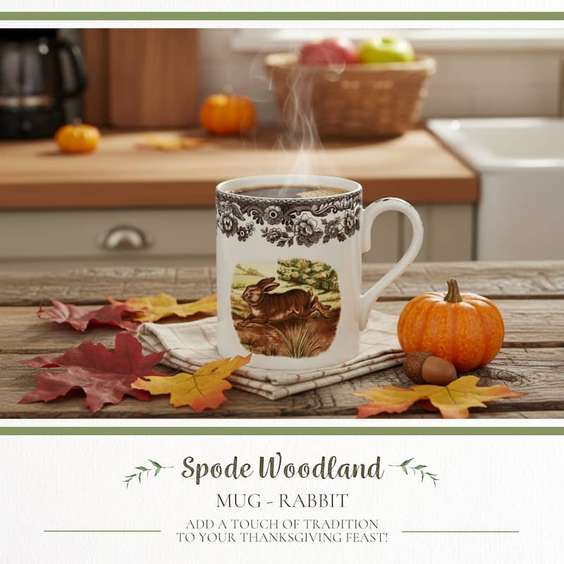 Spode Woodland Mug Assorted Animals - 16 Oz