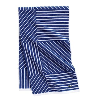 Lacoste Guethary Stripe Cotton Bath Towel