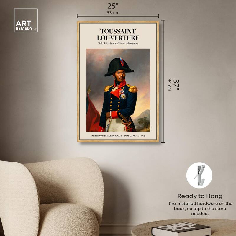 Toussant Louverture Canvas by Art Remedy